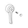 Handle Kit for 3-Function Transfer Valve in Brushed Nickel