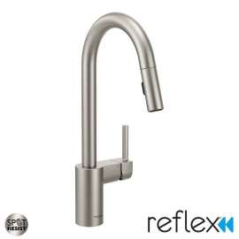 Align 7565SRS Single Handle Pulldown Kitchen Faucet in Spot Resist Stainless