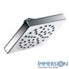 1.5 GPM Single Function Rain Shower Head in Chrome