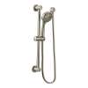 Multi-Function Hand Shower Package with Hose and Slide Bar in Brushed Nickel