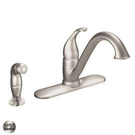 Single Handle Kitchen Faucet in Spot Resist Stainless