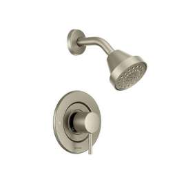 Align T2192EPBN Posi-Temp Pressure Balanced Shower Trim with Shower Head in Brushed Nickel