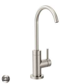 One-Handle Cold Water Only Beverage Faucet in Spot Resist Stainless