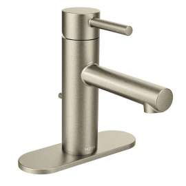 Align 6190BN Single Handle Single Hole Bathroom Faucet in Brushed Nickel
