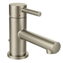 Align 6191BN Single Handle Single Hole Bathroom Faucet in Brushed Nickel