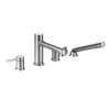 Align T394 Deck Mounted Tub Filler with Hand Shower in Chrome