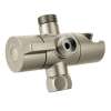 Shower Arm Diverter with Hand Shower Cradle in Brushed Nickel