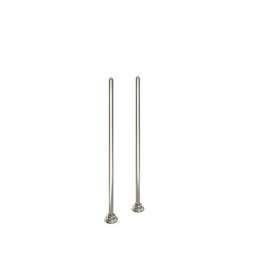 36-3/8in Floor Mounted Tub Filler Risers in Brushed Nickel