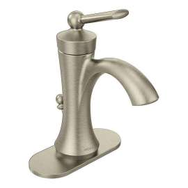 Wynford 4500BN Single Handle Single Hole Bathroom Faucet in Brushed Nickel