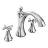 Wynford T657 Deck Mounted Tub Filler in Chrome