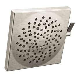 1.75 GPM Two-Function Spray Head Square Rainshower in Brushed Nickel