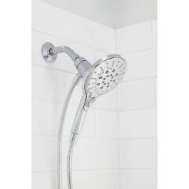 1.75-GPM Wall-Mounted Six-Function Handheld Shower Head with WaterSense - In Multiple Colors