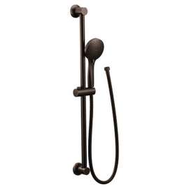 1.75 GPM Five-Function Eco-Performance Handheld Shower with Slidebar in Oil Rubbed Bronze