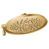 2.5 GPM Two-Function Spray Head Round Rainshower in Brushed Gold