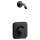 Genta T2472NHBL Single Handle Pressure Balance Shower Trim without Showerhead in Matte Black