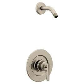 Gibson T2902NHBN Single Handle Pressure Balance Shower Trim without Showerhead in Brushed Nickel