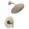 Eco-Performace Shower with Single Handle and Posi-Temp Technology in Brushed Nickel