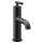 Gibson 6145BL One-Handle High Arc Bathroom Faucet in Matte Black