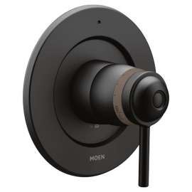 Single Function Thermostatic Valve in Matte Black