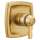 Single Function Thermostatic Valve Trim in Brushed Gold