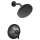 Shower Trim Package with 1.75 GPM Single Function Eco-Performance Shower Head in Matte Black