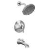 Tub and Shower Trim Package with 2.5 GPM Single Function Shower Head in Chrome