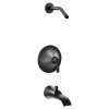 Single Handle Posi-Temp Pressure Balanced Shower Trim without Shower Head in Matte Black