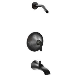 Single Handle Posi-Temp Pressure Balanced Shower Trim without Shower Head in Matte Black