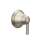 Single Function Volume Control Valve Trim in Brushed Nickel