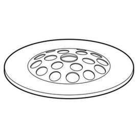 Tub Drain Grid Kit in Chrome