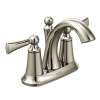 Polished Nickel Two-Handle Bathroom Faucet