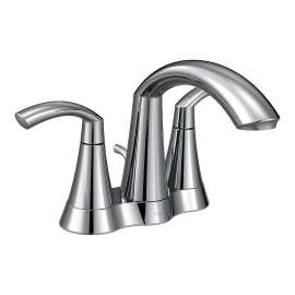 Glyde 6172 Chrome Two-Handle Bathroom Faucet