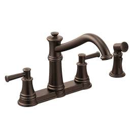 Oil Rubbed Bronze Two-Handle Kitchen Faucet