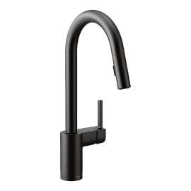 7565-M Align Matte Black One-Handle Pulldown Kitchen Faucet