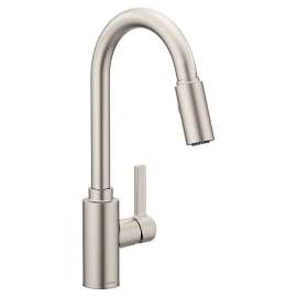 Spot Resist Stainless One-Handle Pulldown Kitchen Faucet