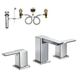 90 Degree 2-Handle Widespread Lavatory Faucet