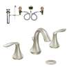 Eva KLEV-D-T6420BN Two-Handle High-Arc Lavatory Faucet in Brushed Nickel