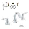 Eva KLEV-D-T6420CR Two-Handle High-Arc Lavatory Faucet in Chrome
