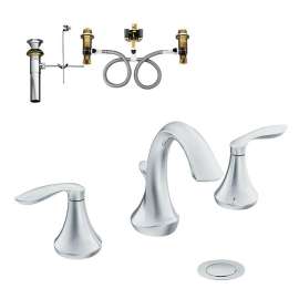 Eva KLEV-D-T6420CR Two-Handle High-Arc Lavatory Faucet in Chrome