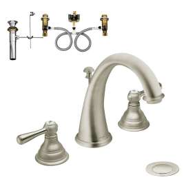 KLKI-D-T6125-M Kingsley Two-Handle High-Arc Lavatory Faucet