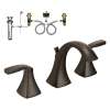 Two-Handle High-Arc Lavatory Faucet in Oil Rubbed Bronze