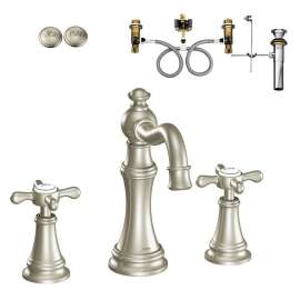 KLWE-D-TS42114-M Weymouth Two-Handle High-Arc Lavatory Faucet