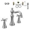 Two-Handle High-Arc Lavatory Faucet in Chrome