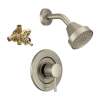 Posi-Temp Shower Faucet with Trim and 1/2-Inch CC Rough-in in Brushed Nickel