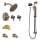 7-Inch Rainshower Vertical Spa Kit with Handheld Shower and Slide Bar in Oil Rubbed Bronze