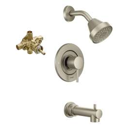 Posi-Temp Tub/Shower Faucet with Trim and 1/2-Inch CC Rough-in in Brushed Nickel