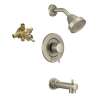 Posi-Temp Eco-Performance Tub/Shower Faucet with Trim and 1/2-Inch CC Rough-in in Brushed Nickel