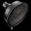 3638BL Matte Black Four-Function 4-3/8-in Diameter Spray Head Standard