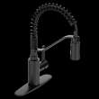 Genta LX 5926BL Matte Black One-Handle Pulldown Kitchen Faucet