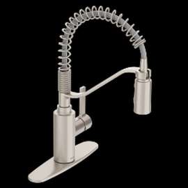 Genta LX 5926SRS Spot Resist Stainless One-Handle Pulldown Kitchen Faucet